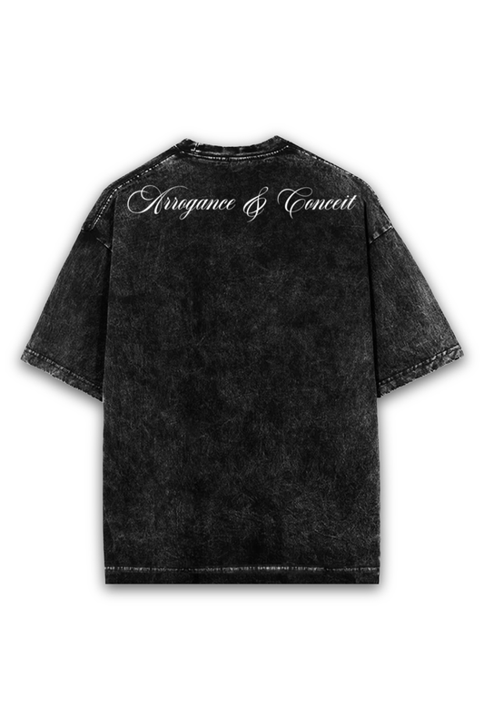 Arrogance & Conceit - Acid Wash T-Shirt