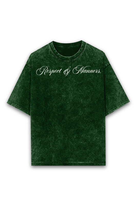 Respect & Manners - Acid Wash T-Shirt